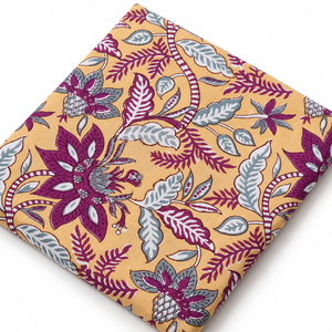 Tela de Voile de Algodón con Estampado Floral Rosa a Rayas, Tejido Ligero y Transpirable con Hilo Peinado, 60x60, 90 GSM, Unisex, 43/44" - Product Image 2