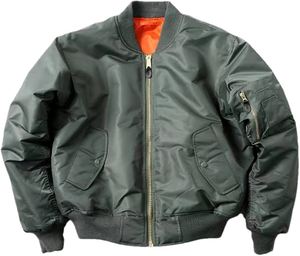 Custom Made Wholesale Casual Winter Bomber <b>Jacket</b> for <b>Men</b> Zipper Closure Stand Collar Full Sleeves Satin Windproof Eco-Friendly - Product Image 4
