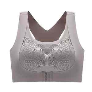 Soutiens-gorge sans couture en dentelle pour femmes, brassière de sport sans fil grande taille pour femmes - Product Image 4