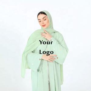 Abayas et Robes Longues Musulmanes pour Femmes Borka Abayas Musulmanes Dubaï Ramadan Aïd Moubarak Direct Usine - Product Image 5