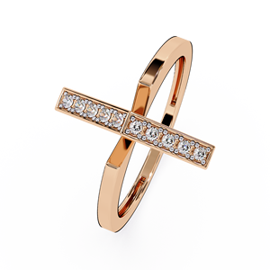 แหวนเพชรทรงโมเดิร์นแบบ Eternity Band ชุบโรเดียม ทอง 10K ประดับเพชร Lab Grown ด้วยเทคนิค Channel Setting ได้รับการรับรองจาก IGI ดีไซน์ทันสมัยสำหรับทั้งชายและหญิง - Product Image 4