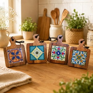 Trivets de Yute Reciclado Hechos a Mano al por Mayor |   Posavasos de Fibra Natural de la India - Product Image 2