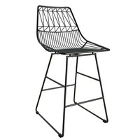Tabouret de bar industriel en métal avec repose-pieds, écologique, moderne, hauteur comptoir, pour usage commercial, cuisine, bar, école, extérieur, salon