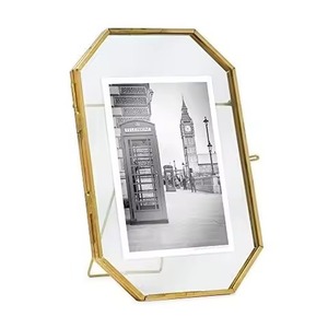 Exclusive Living Accent Metal Glass Photo <b>Frame</b> Elegant <b>Picture</b> Display Interior Decor - Product Image 2