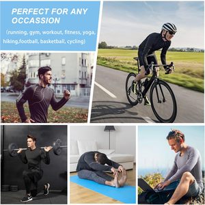 T-shirt de compression pour homme à manches longues, séchage rapide, pour entraînement, gym, sport, sous-vêtement technique, vente en gros OEM - Product Image 4