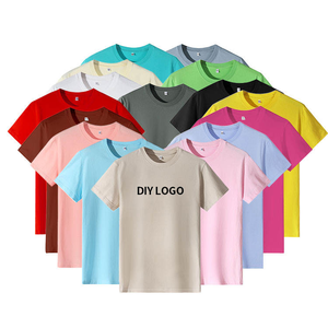 Men's Regular Fit 100% Organic Cotton Jersey Short Sleeve O-Neck Solid Color Street Style Front Logo Anti-Shrink 350g <b>T</b>-<b>Shirt</b> - Product Image 2