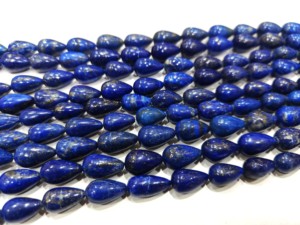 Piedras Preciosas de Zafiro Azul Natural de Alta Calidad, Forma de Gota, 10x15mm, Lisas, Hilo de 8 Pulgadas para la Fabricación de Joyas, EMINENT JEWEL N ARTS - Product Image 4