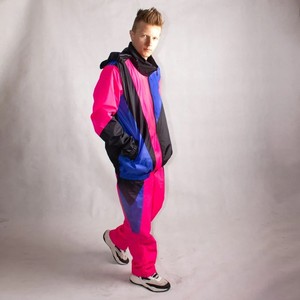 Conjunto Deportivo Unisex con Capucha, Cortavientos, Ligero, de Poliéster, para Invierno, con Bolsillos Laterales - Product Image 4