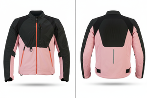 Vêtements de sécurité tendance, veste de moto en polyester, épaulettes et coudières renforcées, veste de moto en velours côtelé haute durabilité - Product Image 5