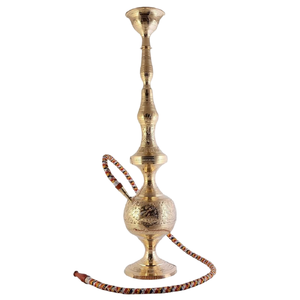 Cachimba de latón puro hecha a mano con diseño grabado para bares en casa, hoteles y restaurantes. Cachimba especial de latón. Cachimbas de material de latón. - Product Image 2