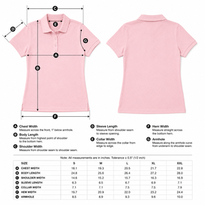 เสื้อโปโลลำลองสวมใส่สบายสำหรับผู้หญิง สีพื้น ชุดทำงาน ยูนิฟอร์ม เนื้อผ้านุ่มพรีเมียม แขนสั้น ทรงเข้ารูป น้ำหนักเบา เสื้อกีฬา - Product Image 6