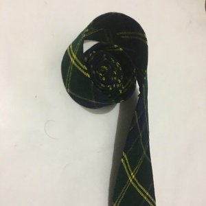 <b>wool</b> Scottish tartan <b>tie</b>, likely featuring the MacKellar Modern or Gordon pattern - Product Image 5