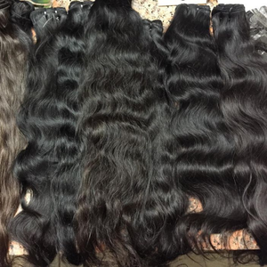 ผมแท้จากวัดอินเดีย บริสุทธิ์จากธรรมชาติ  ผมอินเดียใต้ หนา เงางาม  ทอแบบดับเบิ้ลเวฟท์  มีทุกสี  ใช้ได้กับทุกคน - Product Image 4