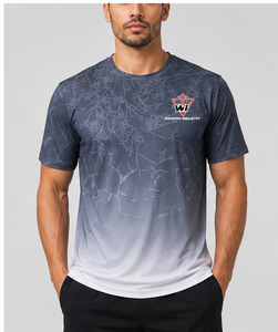 Camiseta Deportiva Premium para Hombre, Manga Corta, Cuello Redondo, Diseño Abstracto, Ligera, para Entrenamiento y Uso Diario - Product Image 3