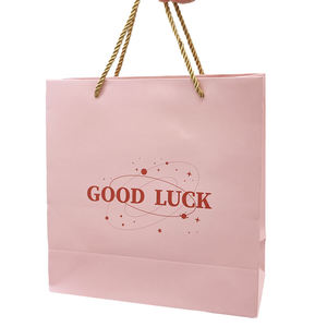 Custom Logo Recycled Art Paper Luxury Boutique Shopping <b>Bag</b> with Digital Printing and Handle - Product Image 4
