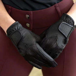 Gants d'équitation personnalisés avec logo, confortables, pour l'hiver, professionnels, en cuir, ultra respirants, pour l'équitation. - Product Image 1