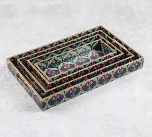 Bandeja de Esmalte para Servir Alimentos, Diseño Moderno, Multifuncional, Ecológica, Duradera, Acabado Pulido, para Bodas y Cumpleaños - Product Image 6