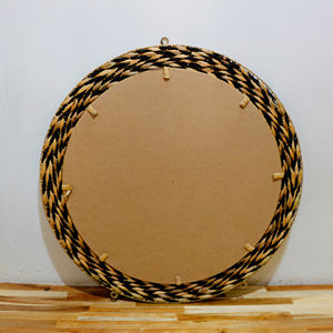 Artex Dong Thap Factory Espejo de pared decorativo Vintage Forma ovalada Espejo de tocador hecho a mano - Product Image 3