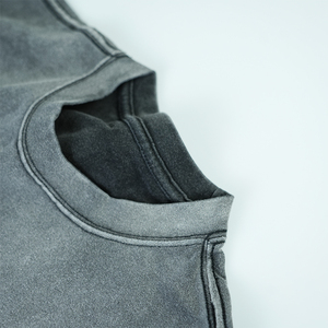 Camisetas Extra Grandes de Algodón con Lavado Ácido para Hombre - Ropa Urbana Retro, Moda Casual Vintage - Product Image 4