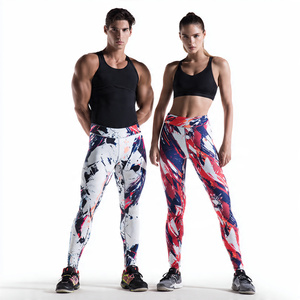 Leggings de sport à séchage rapide par sublimation pour femmes et hommes, leggings imprimés pour le football et le basketball, pantalons de basketball par sublimation pour hommes et femmes - Product Image 6