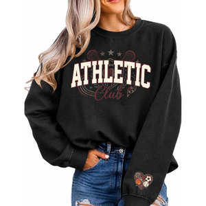 Women Oversized Maroon Softball Nation Turn-down Collar Winter Fleece <b>Sweatshirt</b> Front <b>Heart</b> Patch Knitted Full Sleeve Casual - Product Image 2