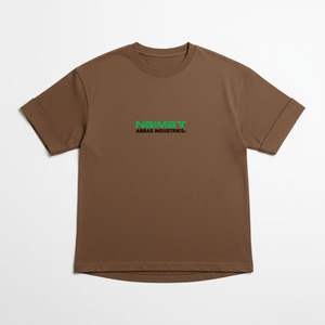 เสื้อยืดโอเวอร์ไซส์ทรงหลวมคุณภาพสูงสำหรับผู้ชาย ผ้าคอตตอนหนานุ่ม สไตล์สตรีทแวร์ - Product Image 2