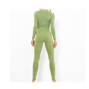 Prix Exceptionnel – Meilleures Ventes : Nouveaux Ensembles de Yoga 2 Pièces pour Femmes, 100% Polyester Lavable, Respirant, Séchage Rapide, Design Haut de Gamme, Facile à Porter - Product Image 4