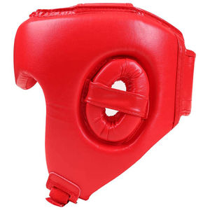 Casque de boxe en cuir PU de haute qualité, protection de tête MMA, fermeture à double anneau, équipement de sécurité sportif imperméable pour l'entraînement et le sparring - Product Image 6