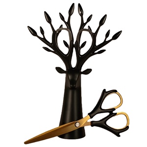 Tijeras de Ciervo Negro con Estampados de Animales en Vidrio Hechas a Mano Directamente de Fábrica en Taiwán, Regalos Originales para Año Nuevo, Artículo Decorativo Personalizado Especial - Product Image 5
