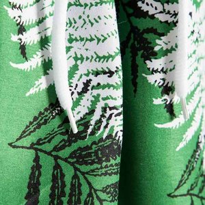 Men's Green Waterproof High Street Style Spandex/Polyester Board Shorts Quick Dry <b>Mesh</b> Drawstring Casual Short <b>Pants</b> - Product Image 2