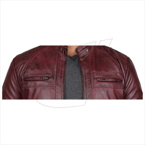 New Arrivals Wholesale Price High Quality Design Men <b>Leather</b> <b>Jacket</b> Slim Fit Comfortable Low Price <b>Leather</b> <b>Jacket</b> For Man - Product Image 6