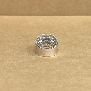 Nuevo Diseño Anillo de Diamantes de Oro Blanco de 18KT con Corte Redondo de 3.18CT, Diamantes Cultivados en Laboratorio, para Boda, Aniversario, Compromiso, Fiesta, para Mujer - Product Image 4