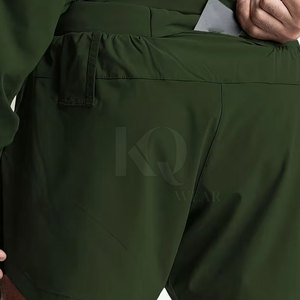 Shorts de sport pour hommes, taille élastique, tissu extensible décontracté, respirant, pour l'entraînement, la course à pied et la remise en forme - Product Image 3