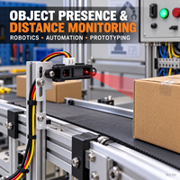 Capteur de distance infrarouge Stock GP2Y0A21YK0F 2Y0A21 GP2D12 10-80cm, module détecteur de proximité à sortie analogique avec câble