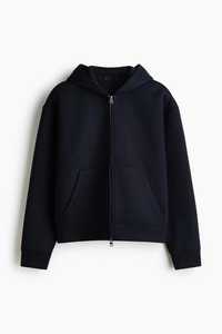 เสื้อฮู้ดซิปสีดำแบบยูนิเซ็กซ์ ทรงปกติ สีพื้น เรียบง่าย แขนยาว มีกระเป๋า ผลิตจากผ้าเฟรนช์เทอร์รี่ เหมาะสำหรับใส่ในฤดูใบไม้ร่วง - Product Image 3