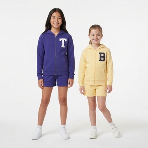 Sweat à capuche zippé en polaire pour enfants, garçons et filles, chaud et doux, vêtements d'hiver décontractés pour enfants - Product Image 2