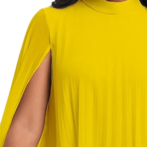 Vestido de Fiesta Casual Elegante de Chifón con Capa y Mangas Murciélago de Sigma Gamma Rho para Mujer, Ajuste Holgado, Moda de Sororidad, Venta al por Mayor - Product Image 3