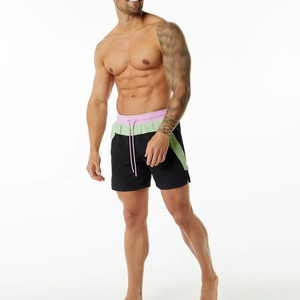 Pantalones Cortos Deportivos Casuales para Hombre, 5 Pulgadas, Cierre de Cremallera, 100% Algodón Oxford, Impermeables, Cintura Media, para Entrenamiento Físico, con Bolsillos, Diseño Digital - Product Image 6