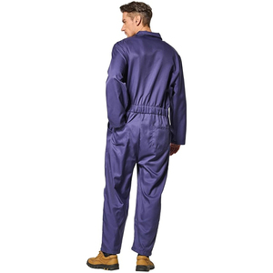 OEM Service Unisex Durable Cotton Mechanic Uniforms Navy Blue Color Dust Proof Customizable Safety <b>Clothes</b> - Product Image 3