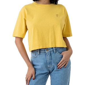 Camiseta recortada informal para mujer, Top corto sólido de secado rápido con cuello redondo para el verano, estilo popular sin mangas para mujer - Product Image 4