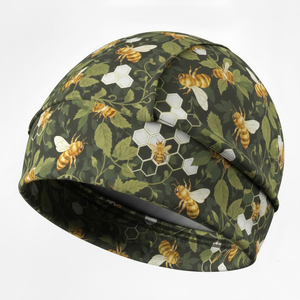 Gorros de Invierno a Cuadros Unisex 100% Algodón, Gorro Cálido con Estampado de Calavera de Alta Calidad con Logotipo Personalizado para Playa y Viajes - Product Image 3
