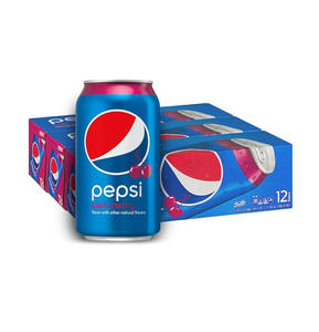 Pepsi Wild Cherry de qualité supérieure en canettes de 355 ml - Stock en gros pour les épiceries, les stations-service et les grands détaillants - Product Image 1