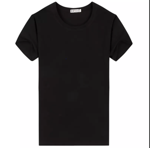 T-shirt d'été pour homme 100% coton respirant, anti-rides et séchage rapide, style décontracté tendance à prix avantageux - Product Image 1