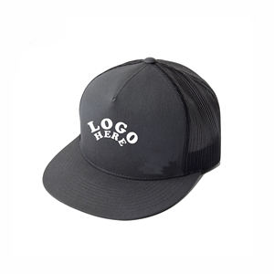 Gorras Trucker de Malla de 5 Paneles de Perfil Alto Personalizables con Ajuste Fresco en la Parte Delantera y Bordado Directo para Hombre, Gorras Snapback - Product Image 1