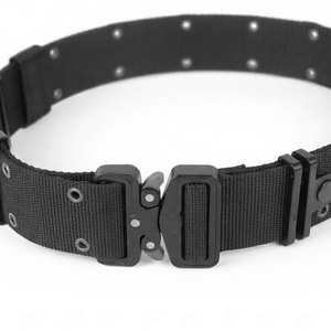 Cinturón Táctico para Hombre al por Mayor, con Tela de Lona y Metal, para Deportes al Aire Libre, Cierre Ajustable - Product Image 5