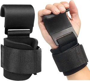 Geo Brother Co - Barra de Levantamiento de Pesas de Acero Metálico Resistente para Gimnasio, con Gancho para Poleas, Correas de Soporte para Muñecas Transpirables - Product Image 1