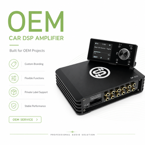 Amplificateur DSP de voiture OEM Sennuopu DSP-X10 4 canaux, processeur audio numérique avec télécommande filaire, amplificateur de puissance HiFi pour véhicule - Product Image 1