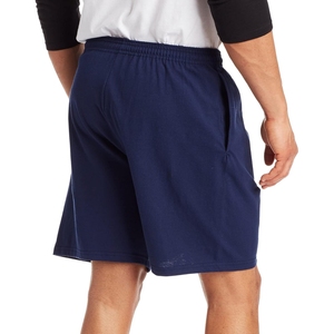Shorts en coton pour hommes, tendance 2026, pour l'été, vêtements de détente, tissu en coton doux uni, taille élastique, décontracté, pour la gym, l'entraînement et la course à pied - Product Image 5