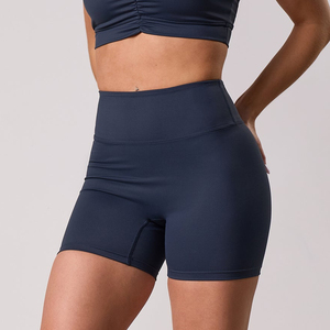 Shorts Deportivos Sin Costuras para Mujer, Cintura Alta, Elásticos, Transpirables, de Secado Rápido, para Entrenamiento y Ejercicio - Product Image 4