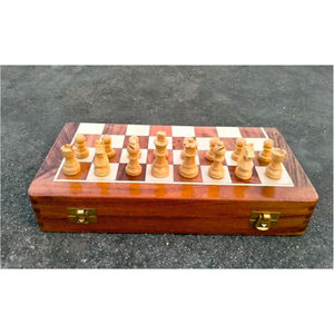 Premium Wooden <b>Chess</b> <b>Set</b> Handmade Folding Magnetic Chessboard Professional Staunton Wood <b>Chess</b> Pieces Luxury Gift Game Board - Product Image 1